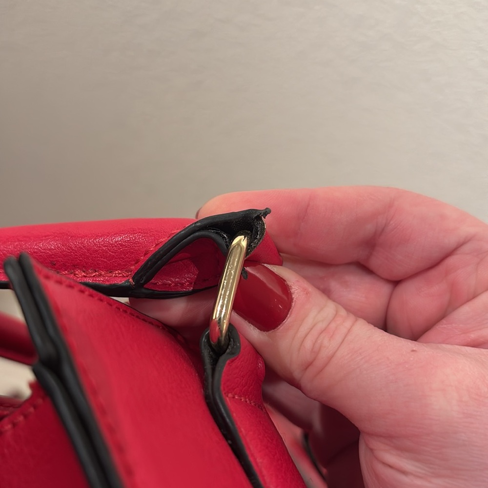 Aldo Red Handbag/Crossbody - Picture 7 of 9